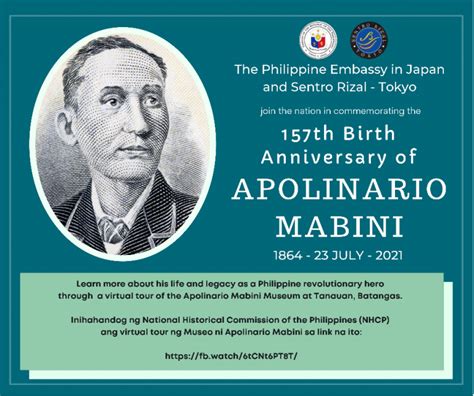 NAP commemorates Apolinario Mabini’s 157th birth .